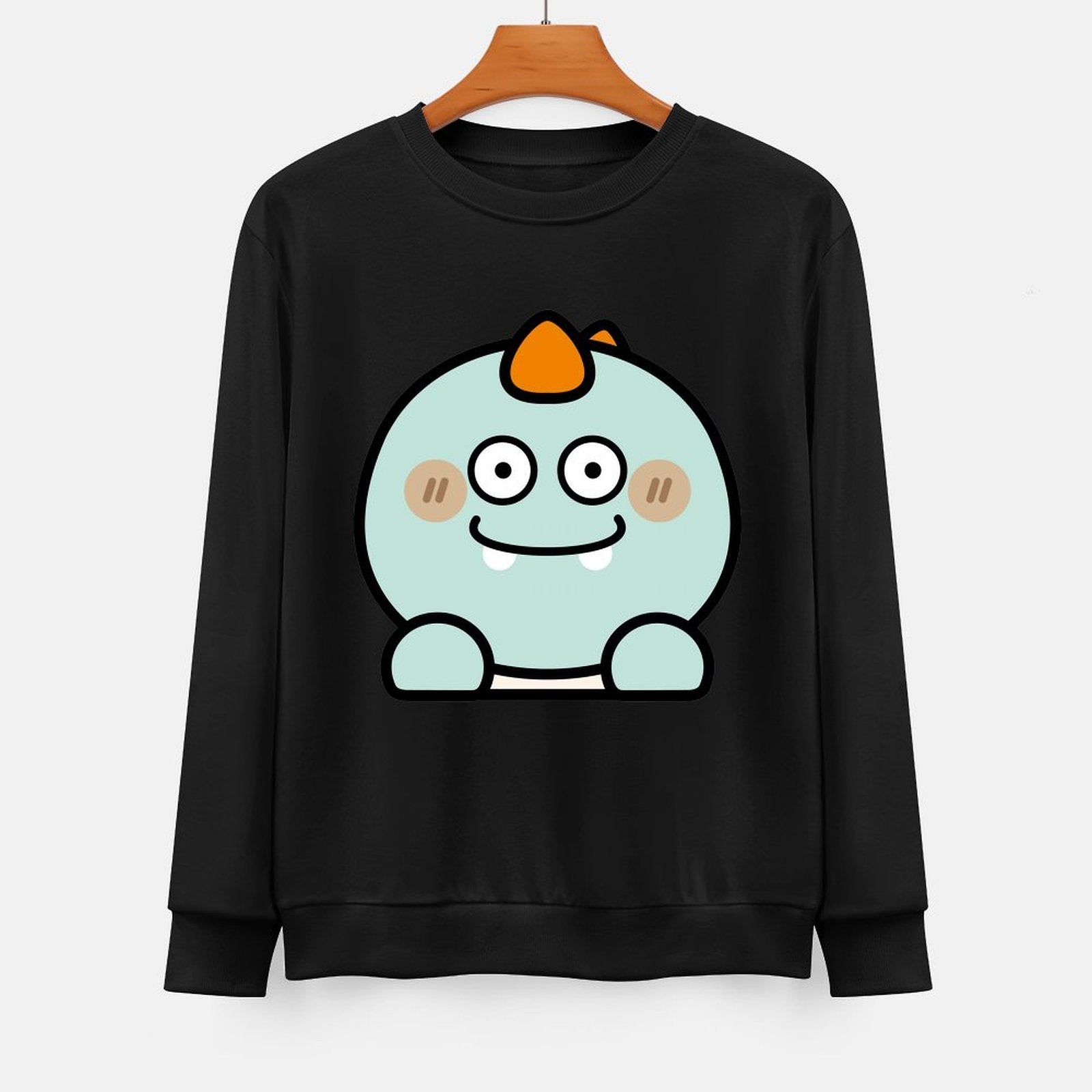 Front Patterned Long Sleeve TopClean Edges Signature